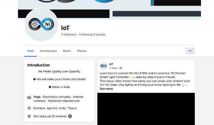 IoT Ni Facebook Page